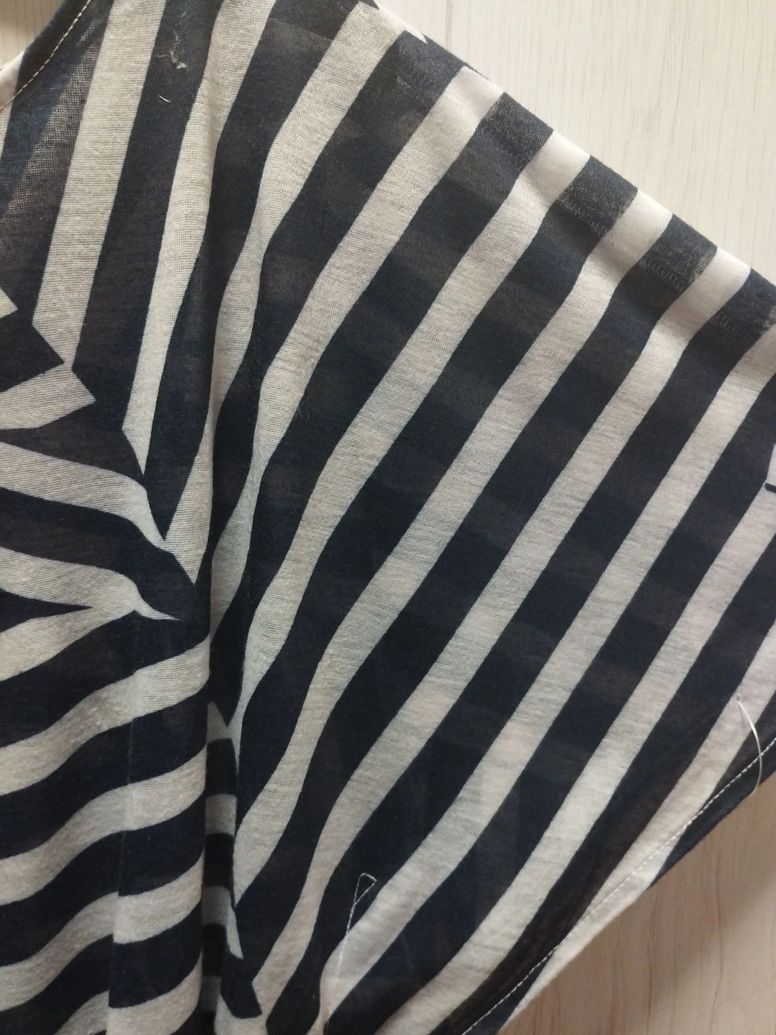 H&M Geometric Stripe Beach Dress Size S – photo 3